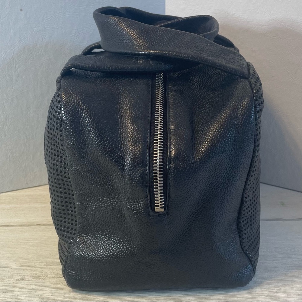 CHANEL Black Perforated Mini Bowler - Picture 4 of 5